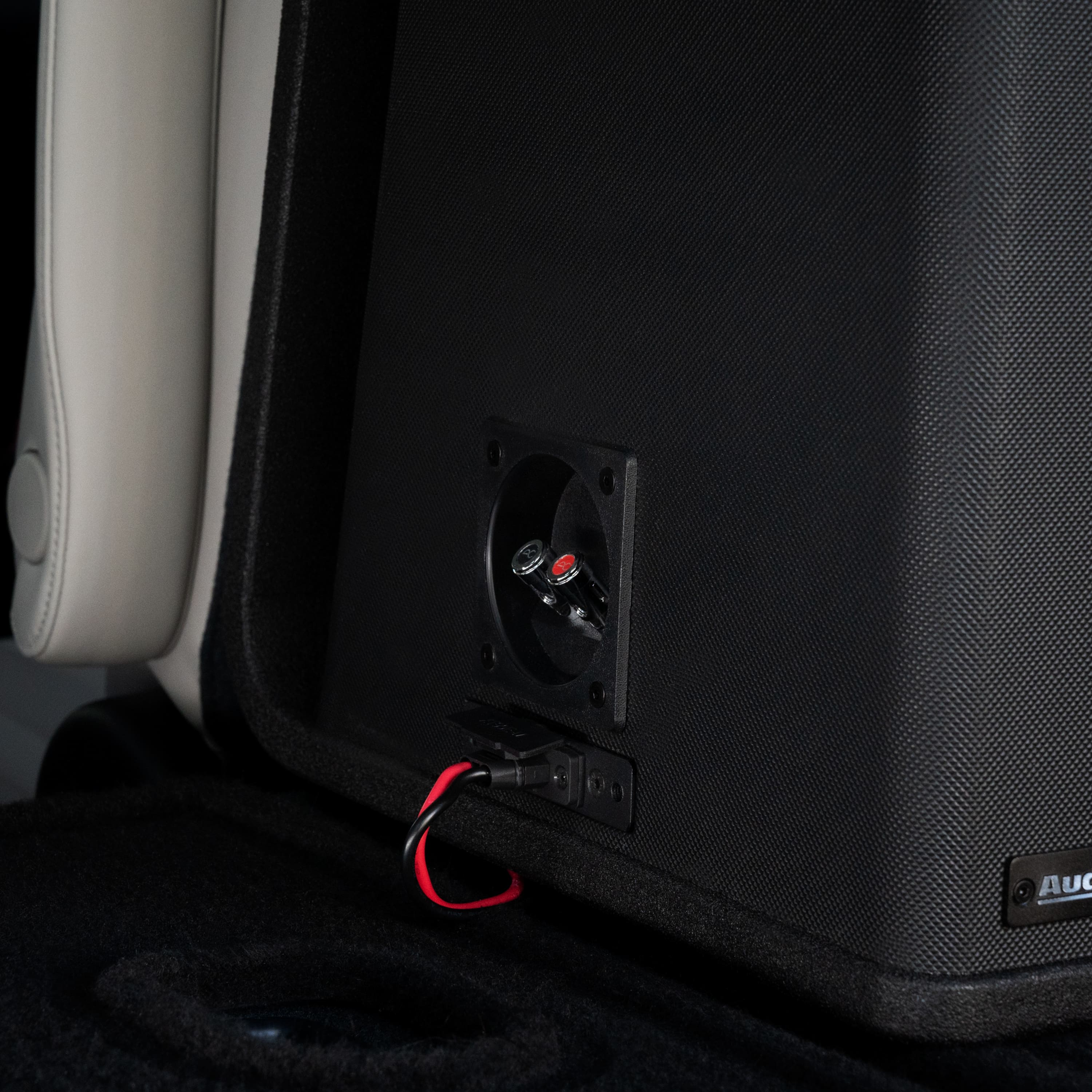 Alt View 26. AudioControl - Spike Series 10” Single-Voice-Coil 2-Ohm Loaded Vented Subwoofer Enclosure - Black.