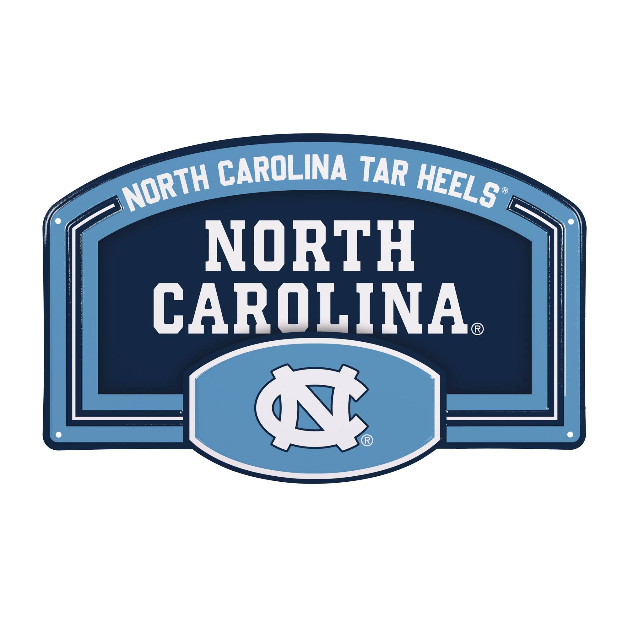 North Carolina Tar Heels 11" x 17" Embossed USA Steel Buckle Wall Sign