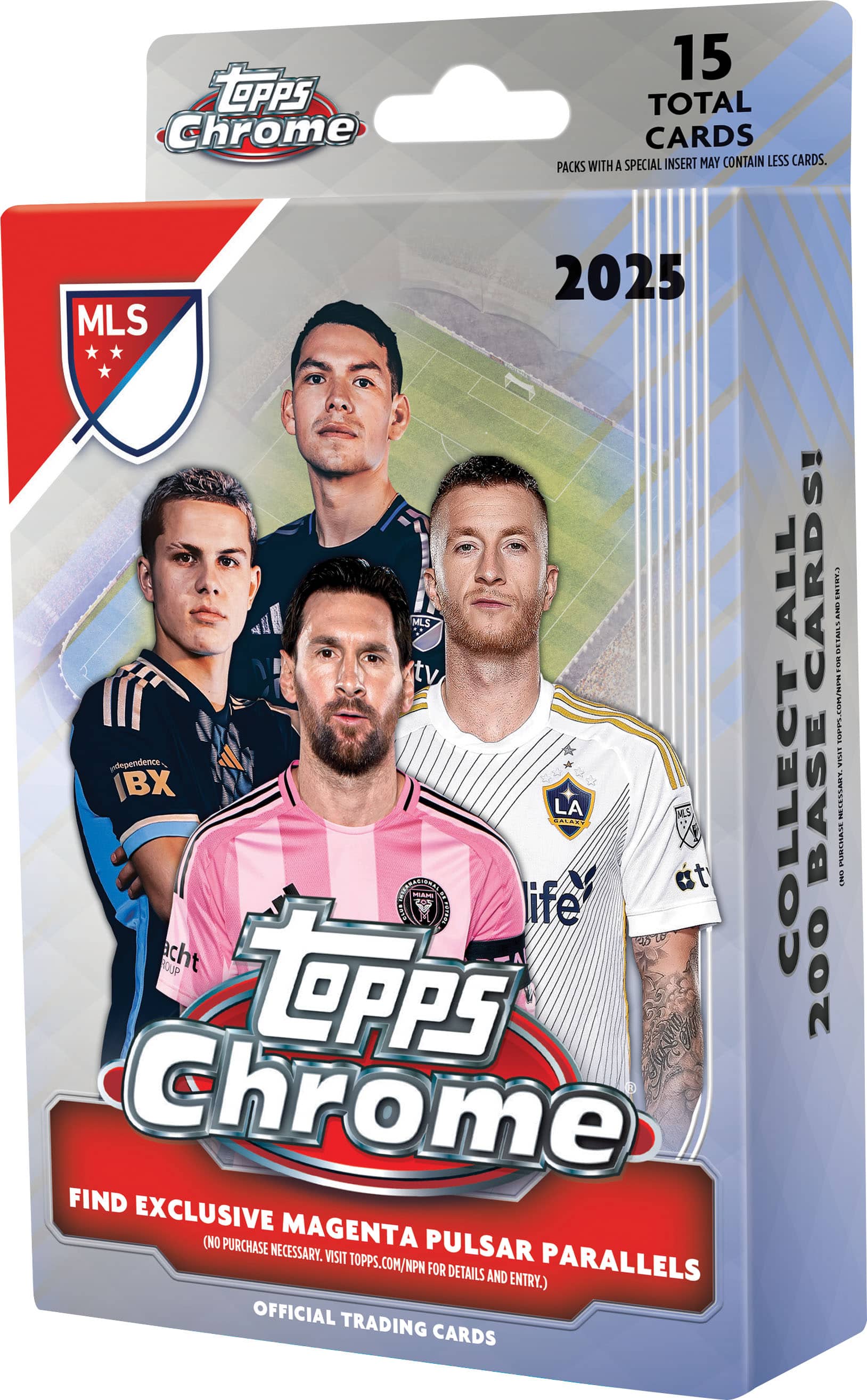 2025 Topps Chrome MLS Soccer Hanger Pack