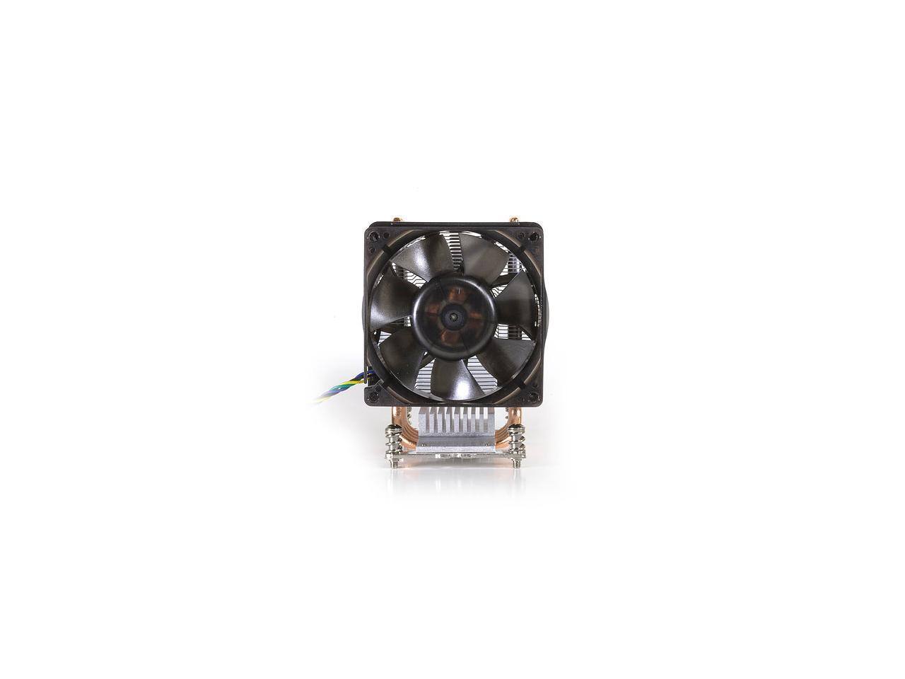 Alt View 1. Dynatron - Dynatron A19 AMD Socket AM4 Aluminum Stacked Fin with Heat Pipes Heatsink and Fan for 3U, Workstation - Silver.