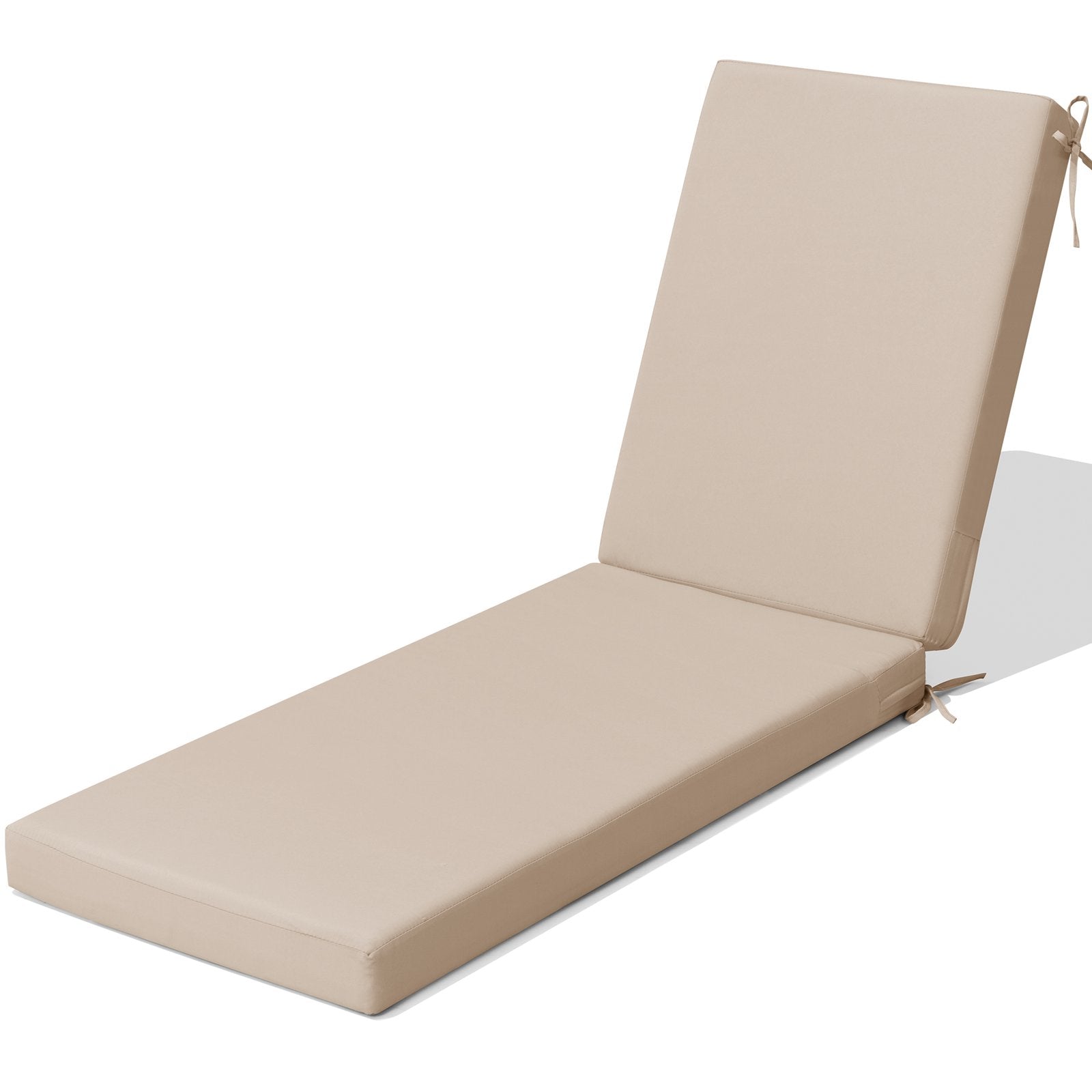 Crestlive Products - Outdoor Patio Chaise Lounge Cushion with Sunbrella - Beige price history on PriceWatchPro