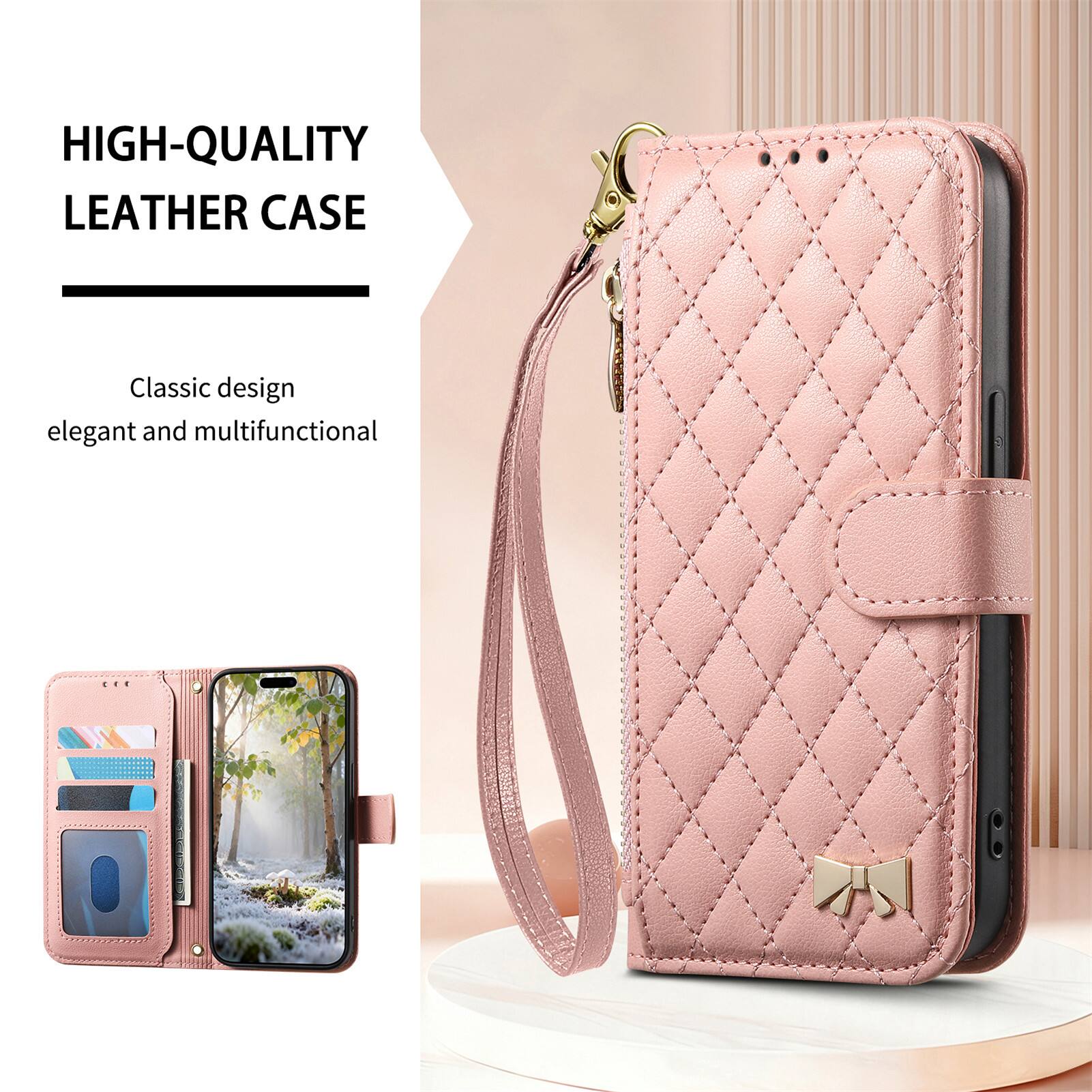 HIGH-QUALITY LEATHER CASE

Classic design elegant and multifunctional
