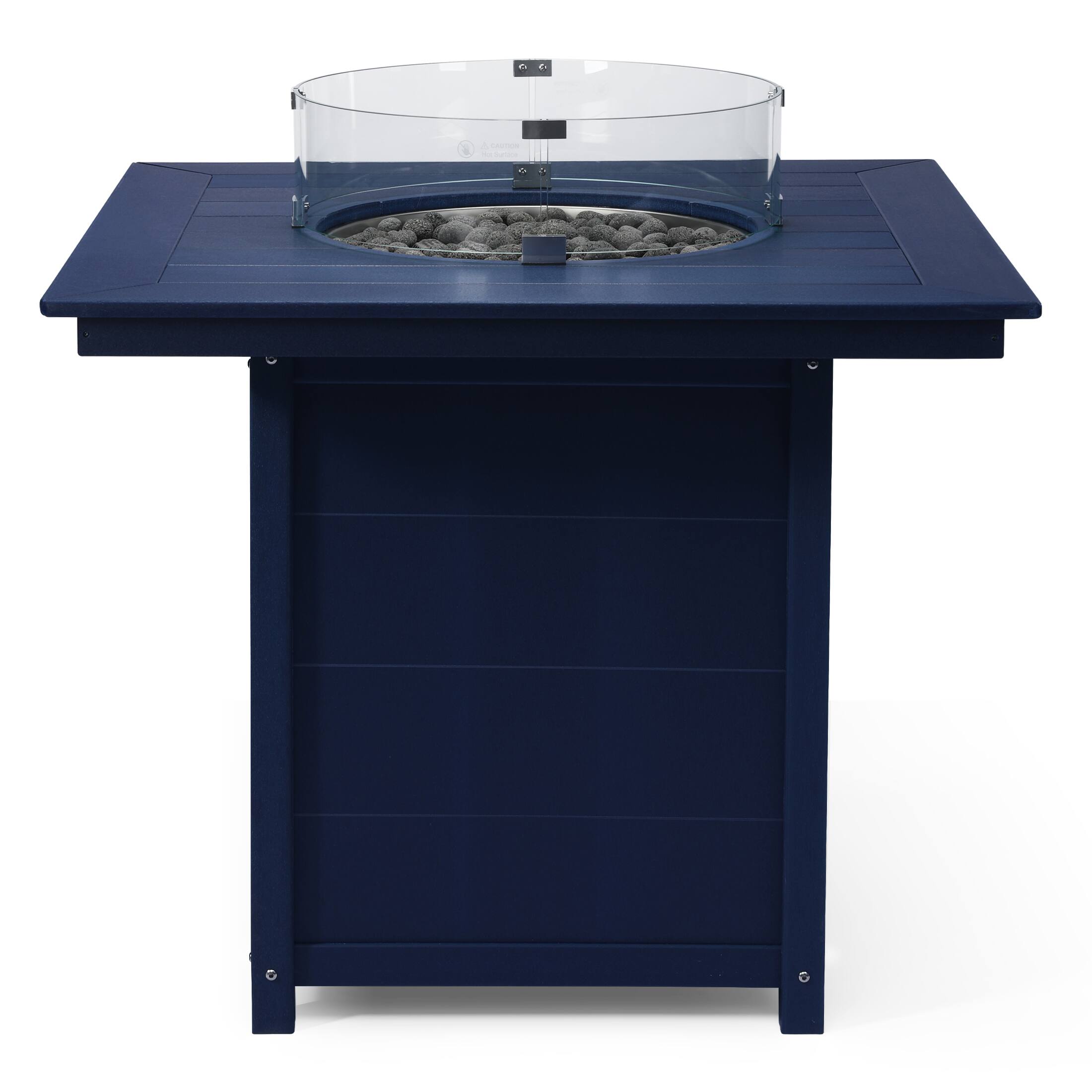Back. WestinTrends - WestinTrends Helios 42" Modern Outdoor Patio Gas Propane Square Fire Pit Table.