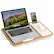 Front. LapGear - Home Office Lap Desk (Fits up to 15.6" Laptop) - White Oak Woodgrain.