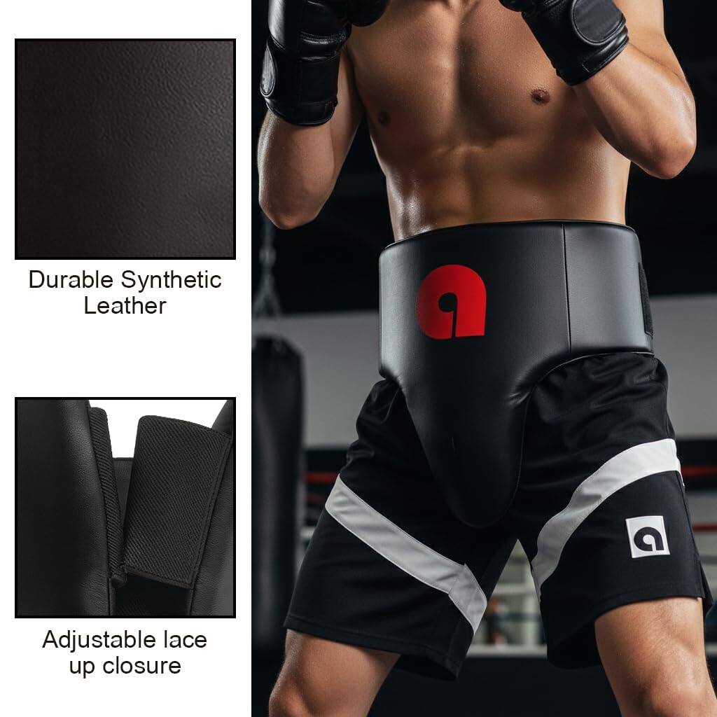 Durable Synthetic Leather  
Adjustable lace up closure