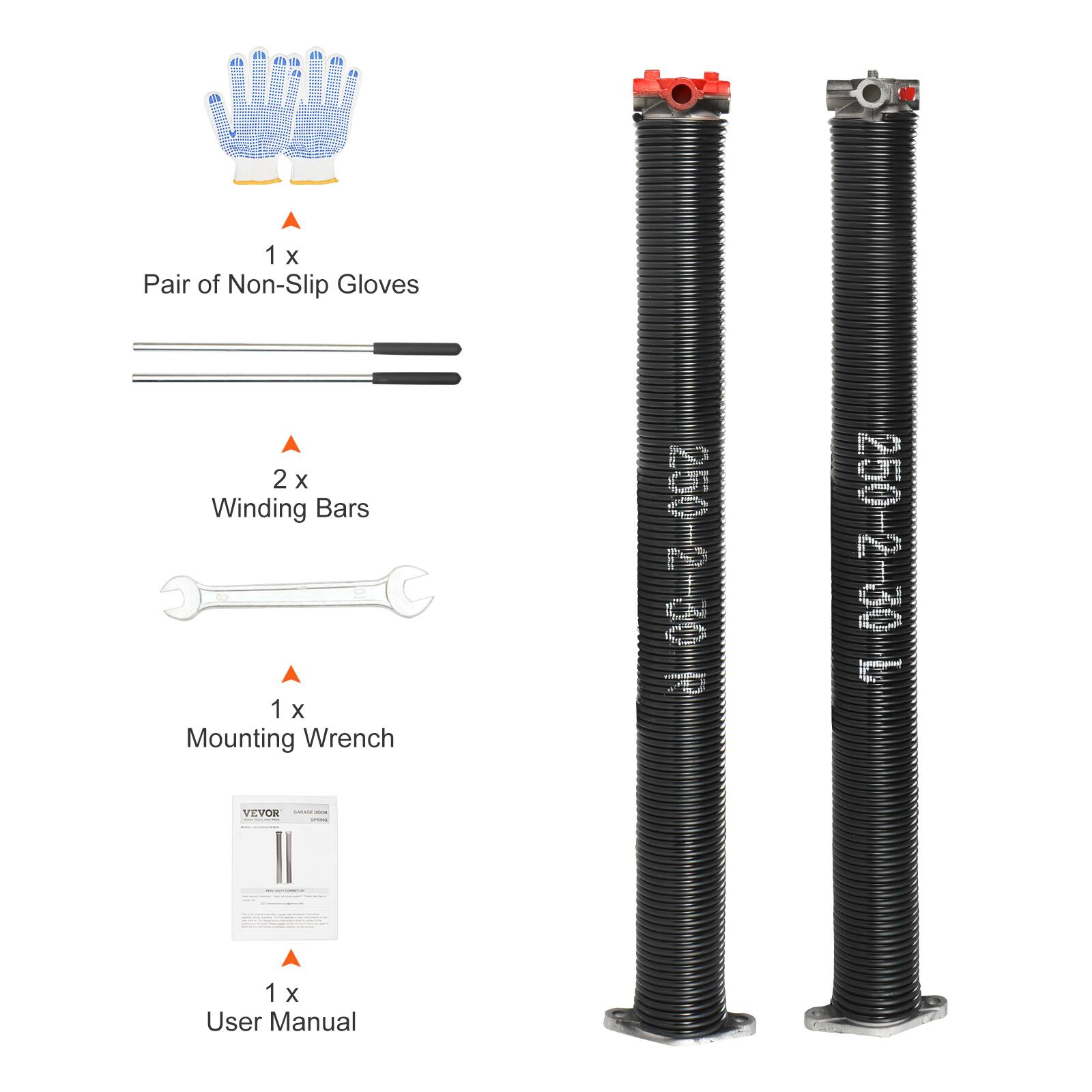 1 x Pair of Non-Slip Gloves  
2 x Winding Bars  
1 x Mounting Wrench  
1 x User Manual