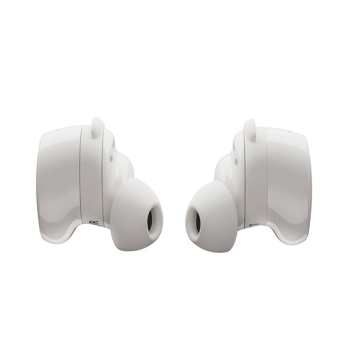 Alt View 7. Bose - Bose QuietComfort Wireless Noise Cancelling Earbuds, White Smoke, Bundle with 10000mAh 38.5Wh Qi Wireless Portable Power.