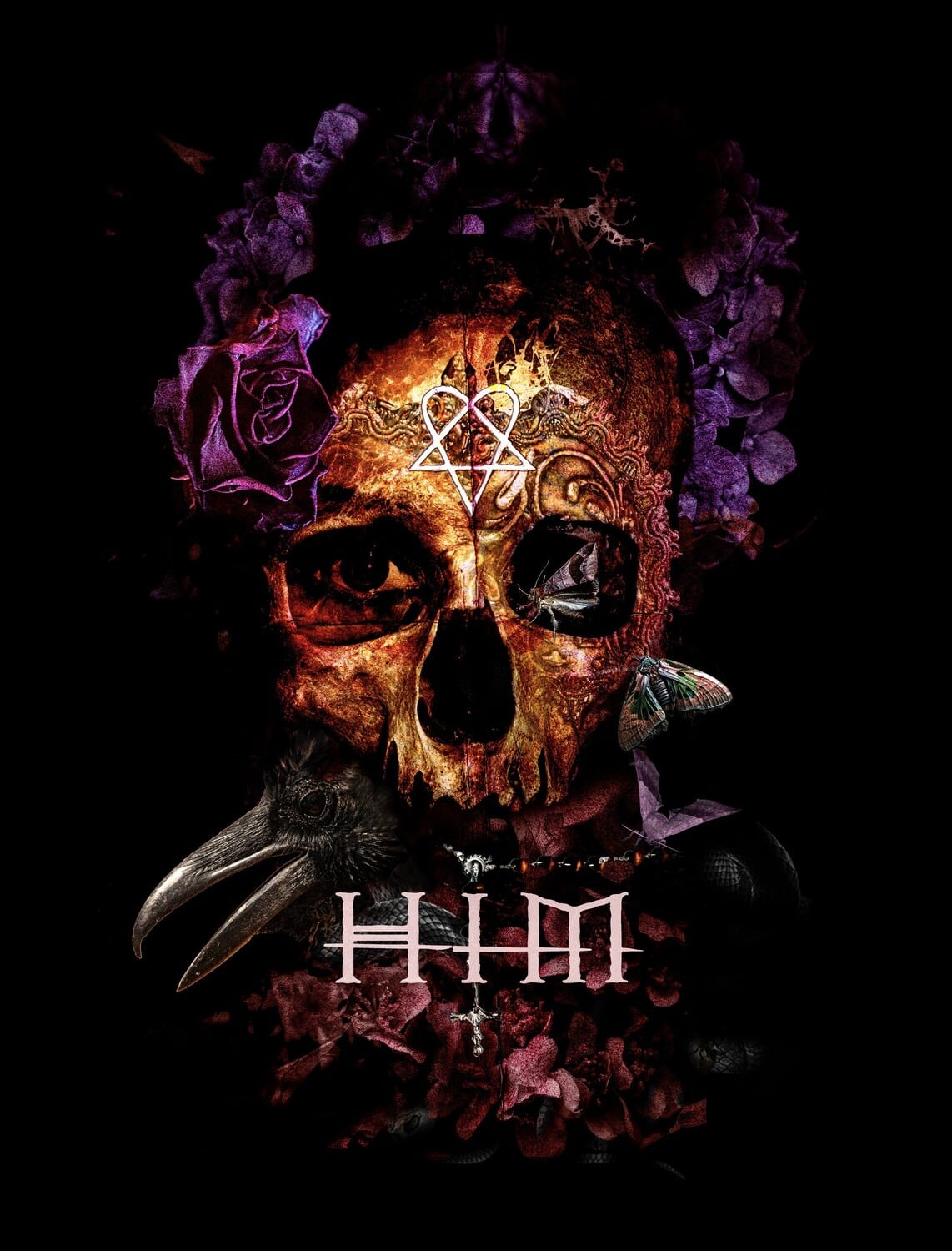 PopMarket - HiM - Rocksax - HIM - Sherpa Fleece Blanket - Corpus (60 in x 80 in) - Multicolor price history on PriceWatchPro