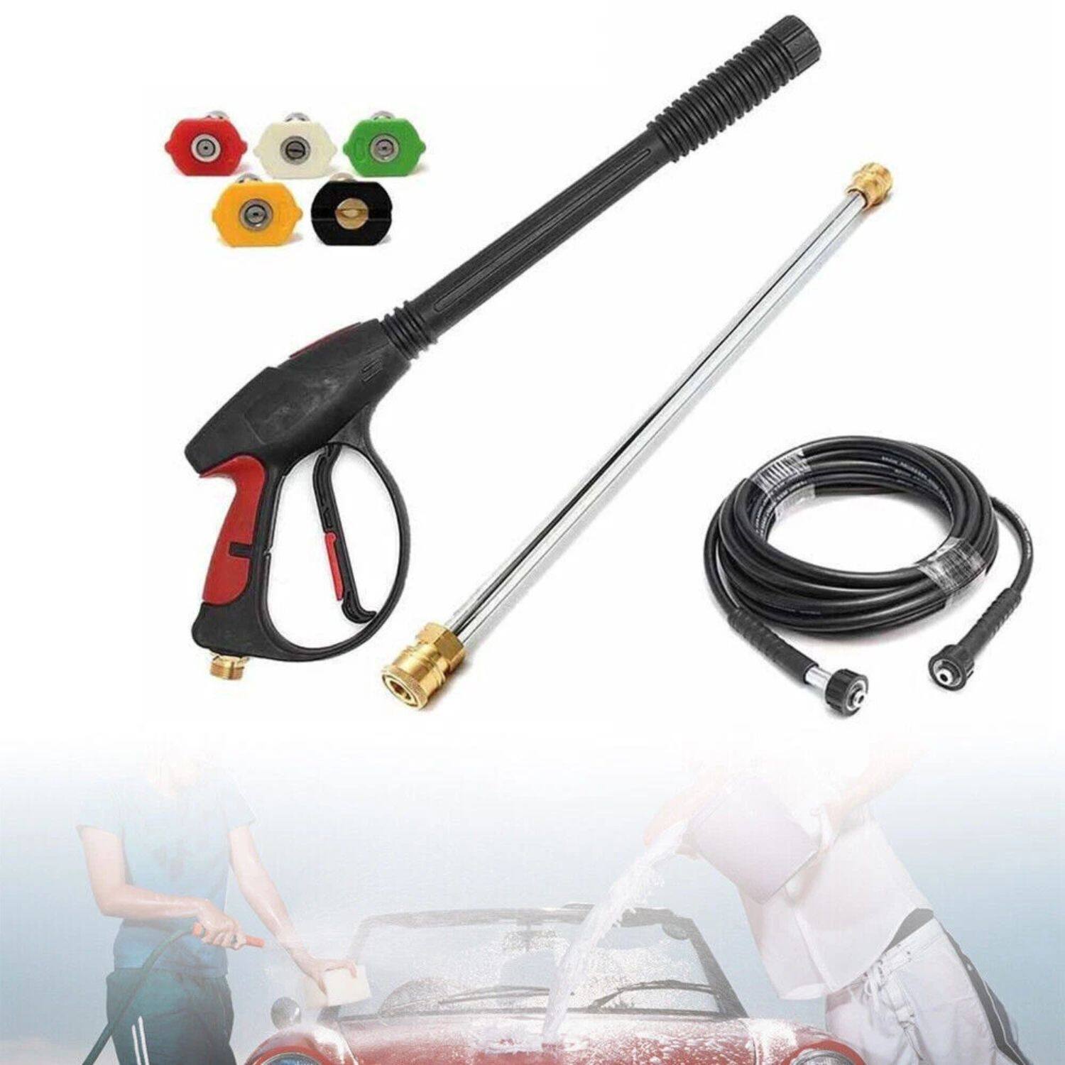 Back. Home Collection - Pressure Washer Spray Gun & Wand Kit for Craftsman – Hose + 5 Nozzles, High Pressure.