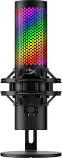 HyperX - QuadCast 2 S Wired Multi-Pattern USB Electret Condenser Microphone - Black