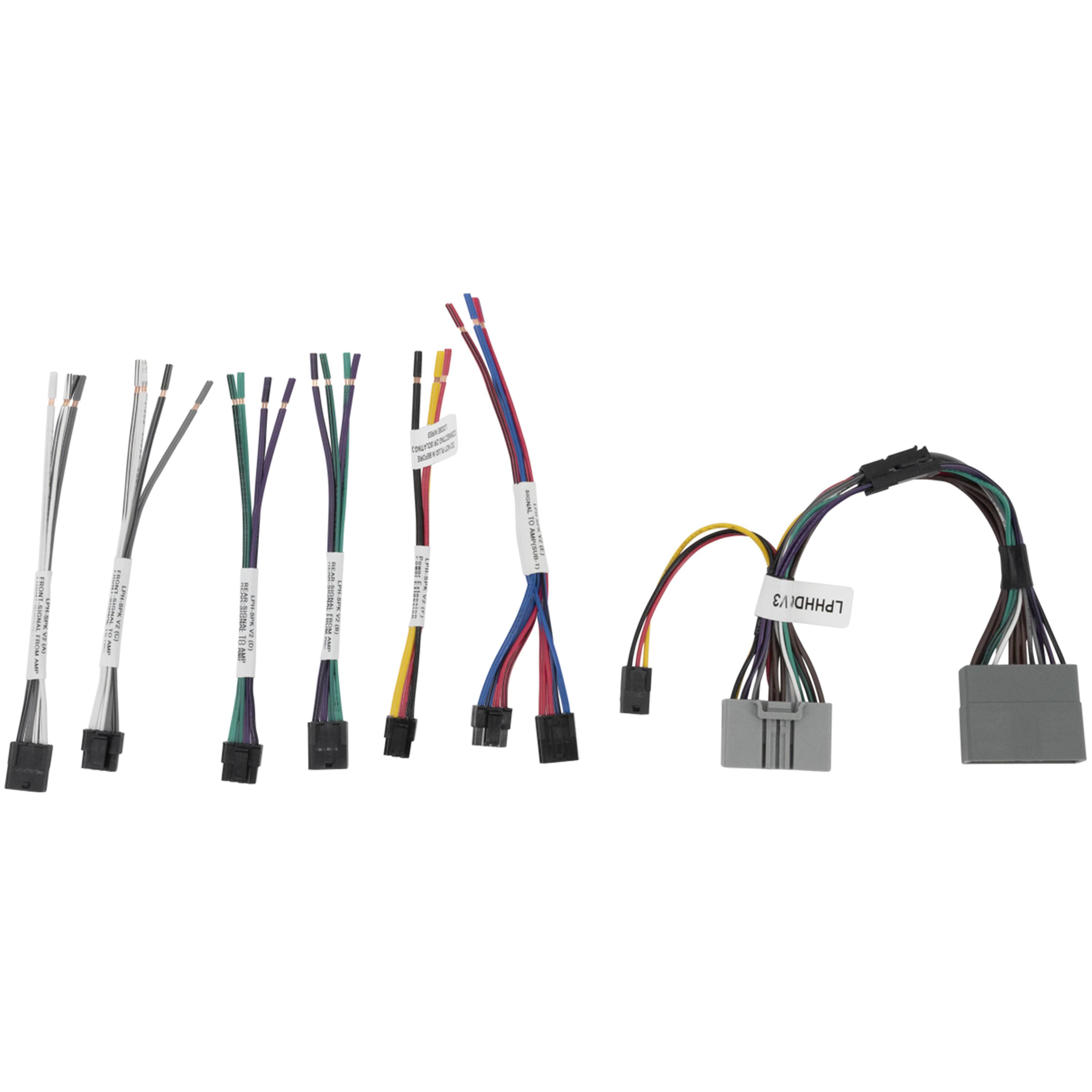 Alt View 12. PAC - LocPRO Advanced T-Harness for Select Honda Vehicles - Multi.