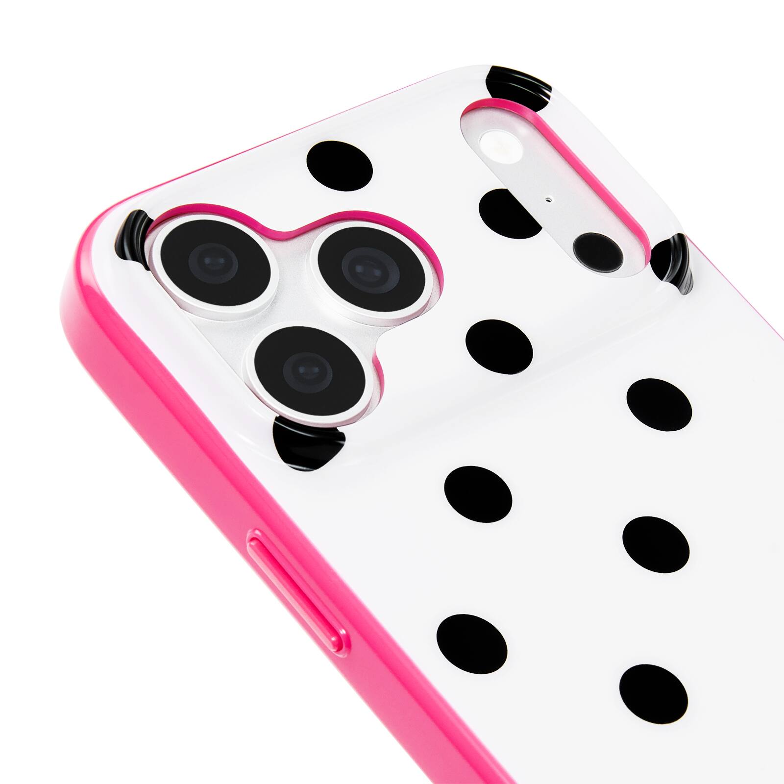Alt View 12. kate spade new york - Protective Case with Magsafe for Apple iPhone 18 Pro / iPhone 17 Pro - Picture Dot Pop Pink.