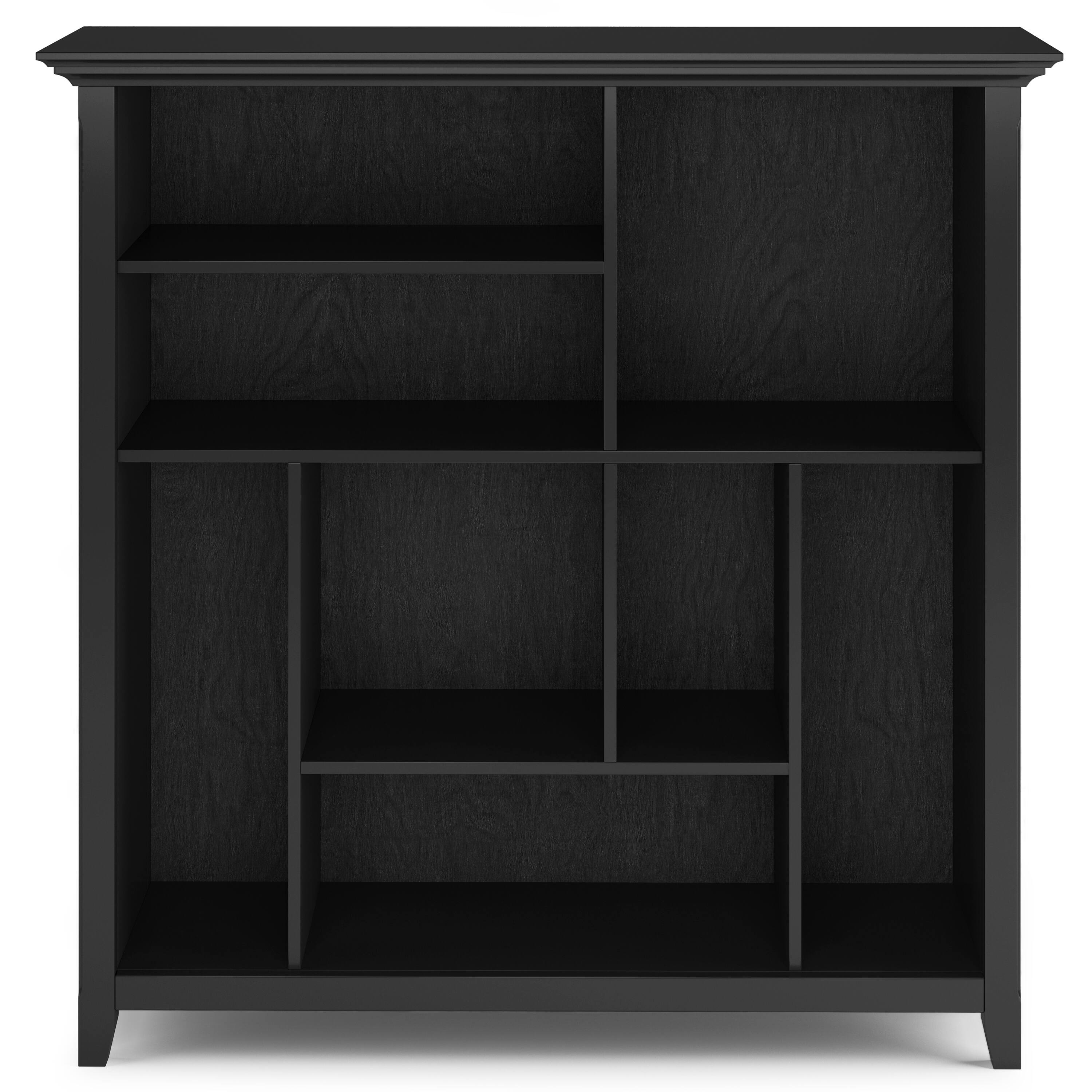 Angle. Simpli Home - Amherst Multi Cube Bookcase and Storage Unit - Black.