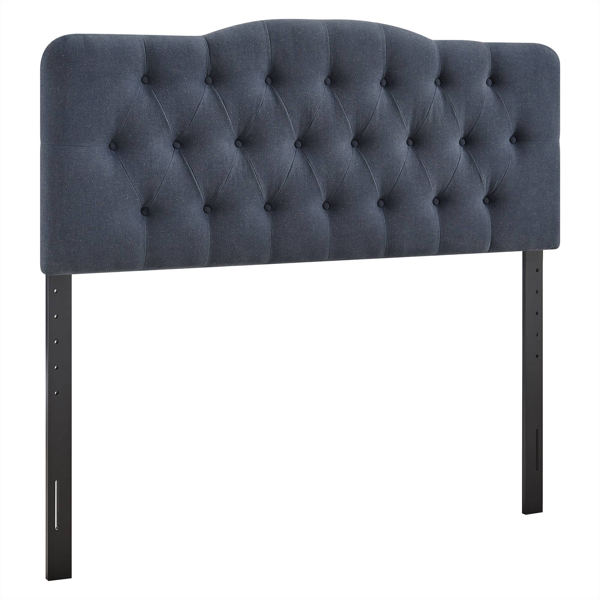 Angle. Modway - Annabel Upholstered Headboard by Modway - Denim.