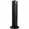 Front. Gymax - Gymax 28'' Portable Oscillating Tower Fan w/ 3 Speed Low Noise Home Office Black - Black.