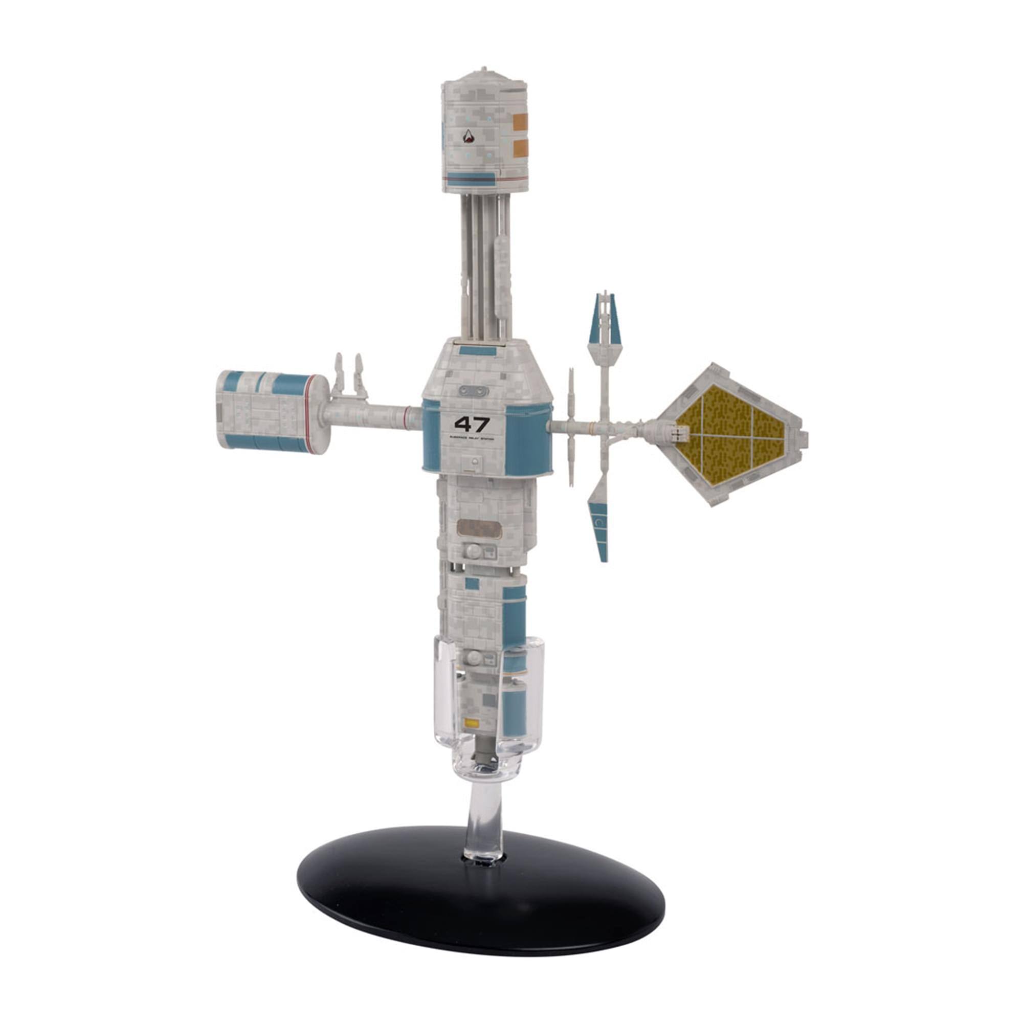 Alt View 1. Eaglemoss - Eaglemoss Star Trek Starship Replica | Relay Station 47 - Grey.
