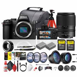 Nikon - Z50 II Lightweight Mirrorless Camera with 18-140mm f/3.5-6.3 Lens Kit - Bundle