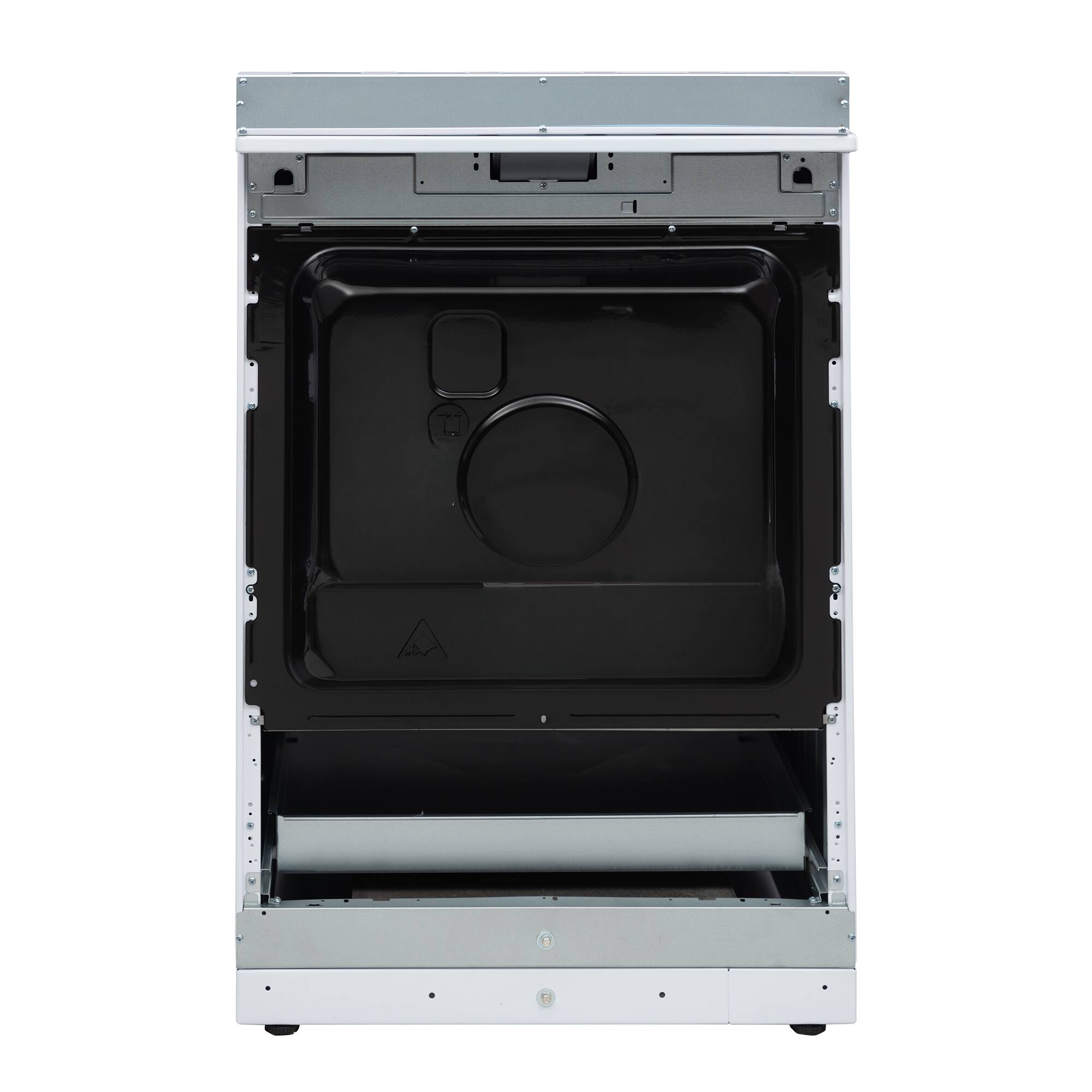 Alt View 10. Equator - Equator 24 inch Electric Convection Range 4 Ceramic Burner 2.4 cf Oven, Air Fryer, Bake, Grill, Broil - Drawer 220V - White.