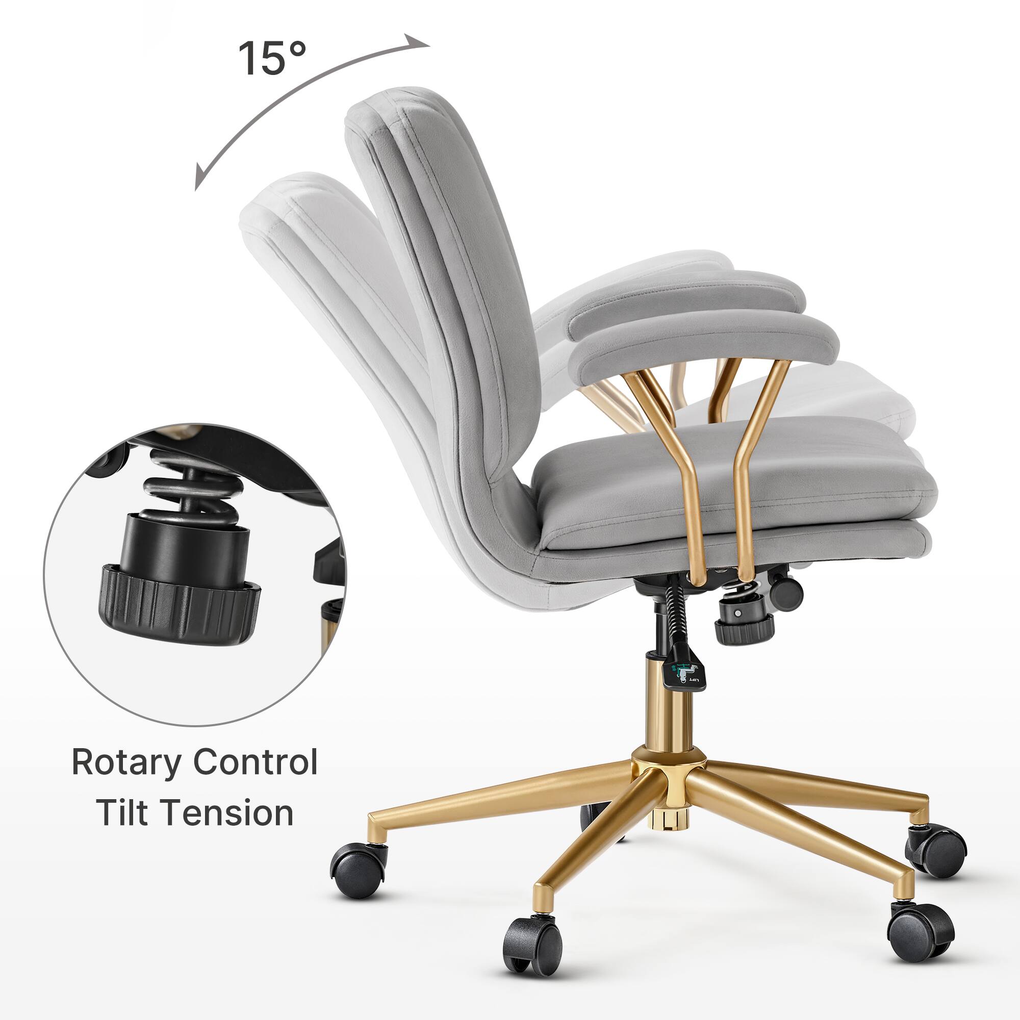 15°, Rotary Control, Tilt Tension