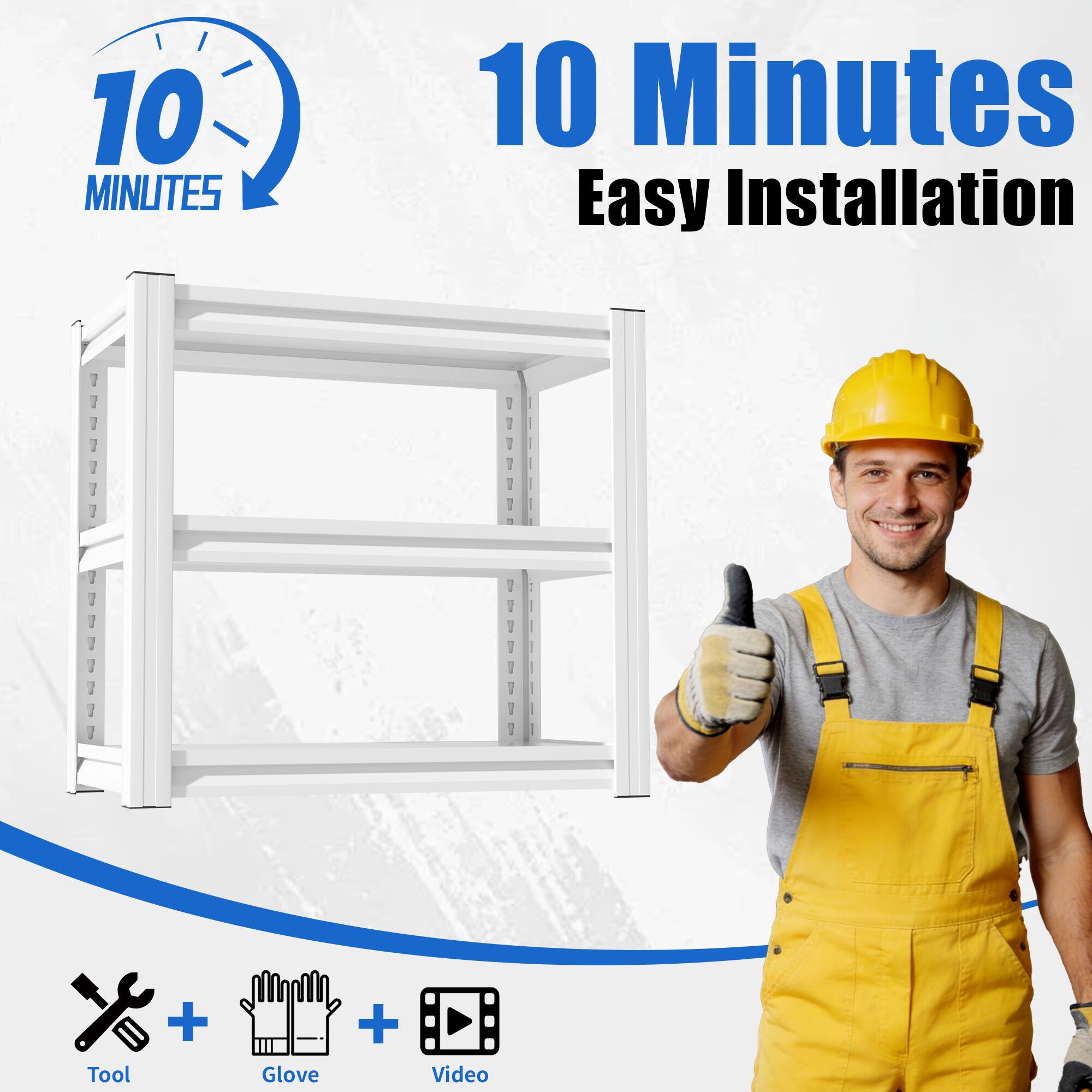 10 Minutes  
Easy Installation  

Tool + Glove + Video