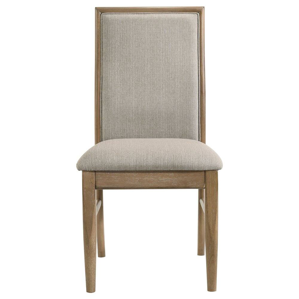 Alt View 2. Coaster Co. of America - Adina Upholstered Dining Side Chair Barley (Set of 2) - Beige.