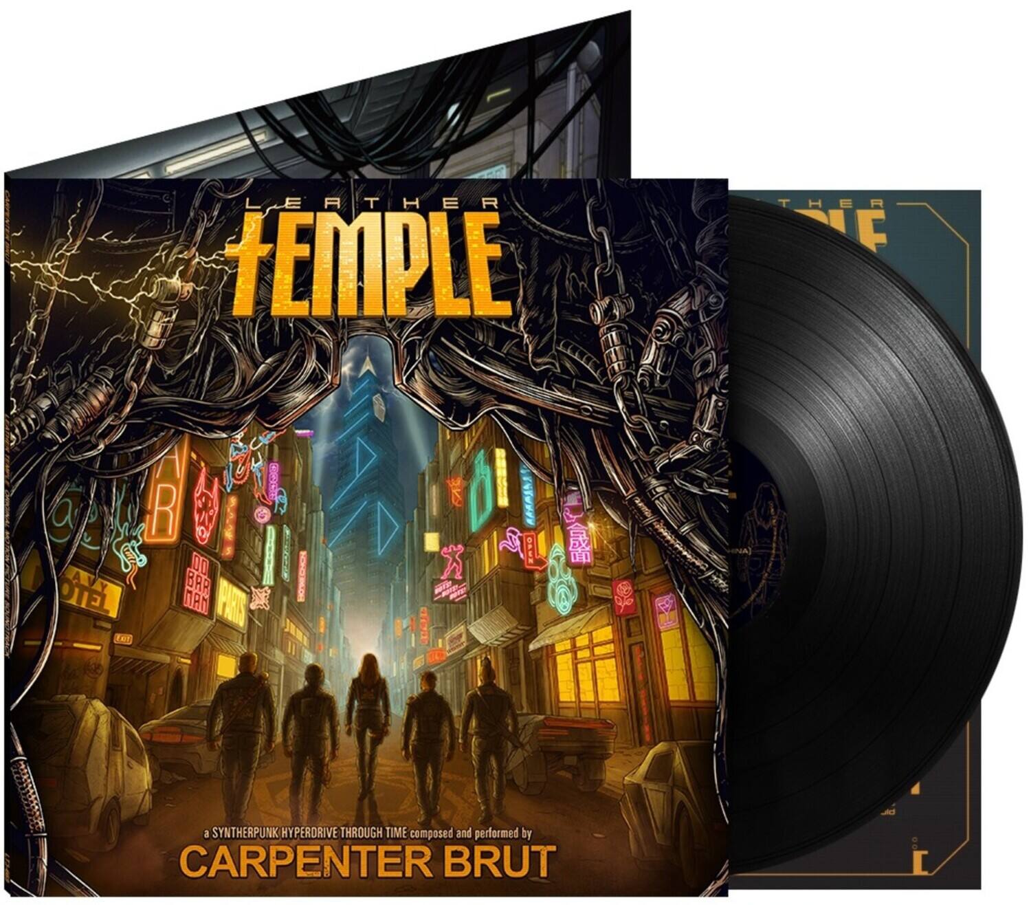 LEATHER TEMPLE  
A SYNTHERPUNK HYPERDRIVE THROUGH TIME  
composed and performed by  
CARPENTER BRUT