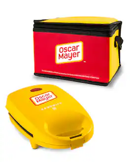 KRAFT - Oscar Mayer Sandwich Maker with Beverage Cooler Bag - Red, Yellow