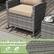 Well-Woven Mix Brown PE Rattan
Anti-Fading
Elegant