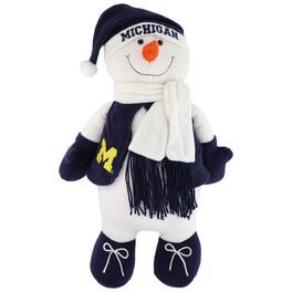 The Memory Company - Michigan Wolverines 17" Frosty Snowman Mascot - Multicolor