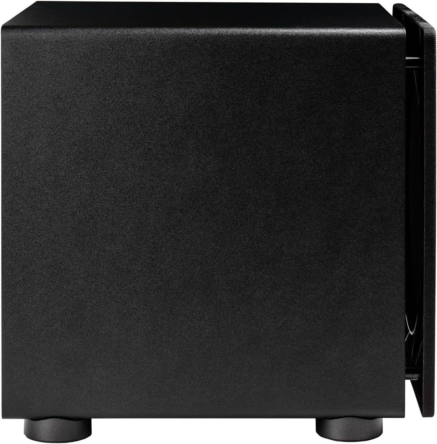 Left. ELAC - ELAC PS250 Varro 10 Inch Smart Subwoofer - Each (Black) - Black.