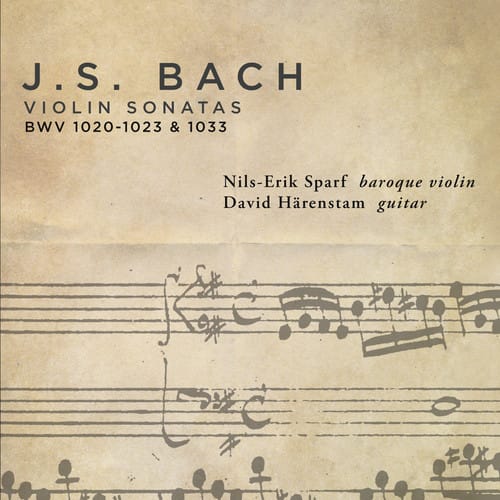 Bach,J.S. / Sparf / Harenstam - Violin Sonatas  - COMPACT DISCS