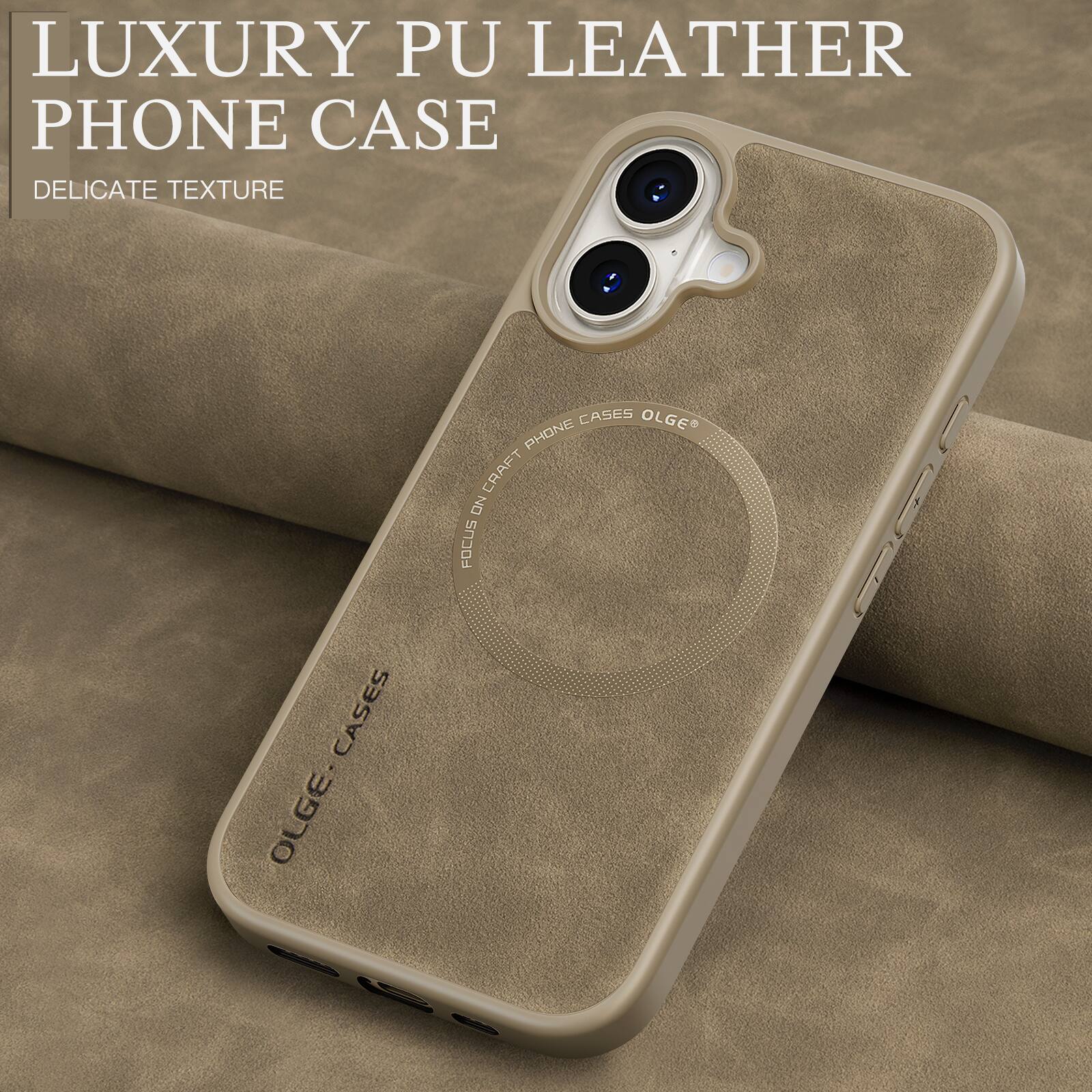 LUXURY PU LEATHER PHONE CASE  
DELICATE TEXTURE  
OLGE PHONE CRAFT ND FOCUS CASES  
OLGE-CASES  
OLGE