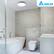 Alt View 3. Delta Breez - Delta Breez Integrity 100 CFM Exhaust Fan, LED Edge-Lit Flat Round Panel, White - White.