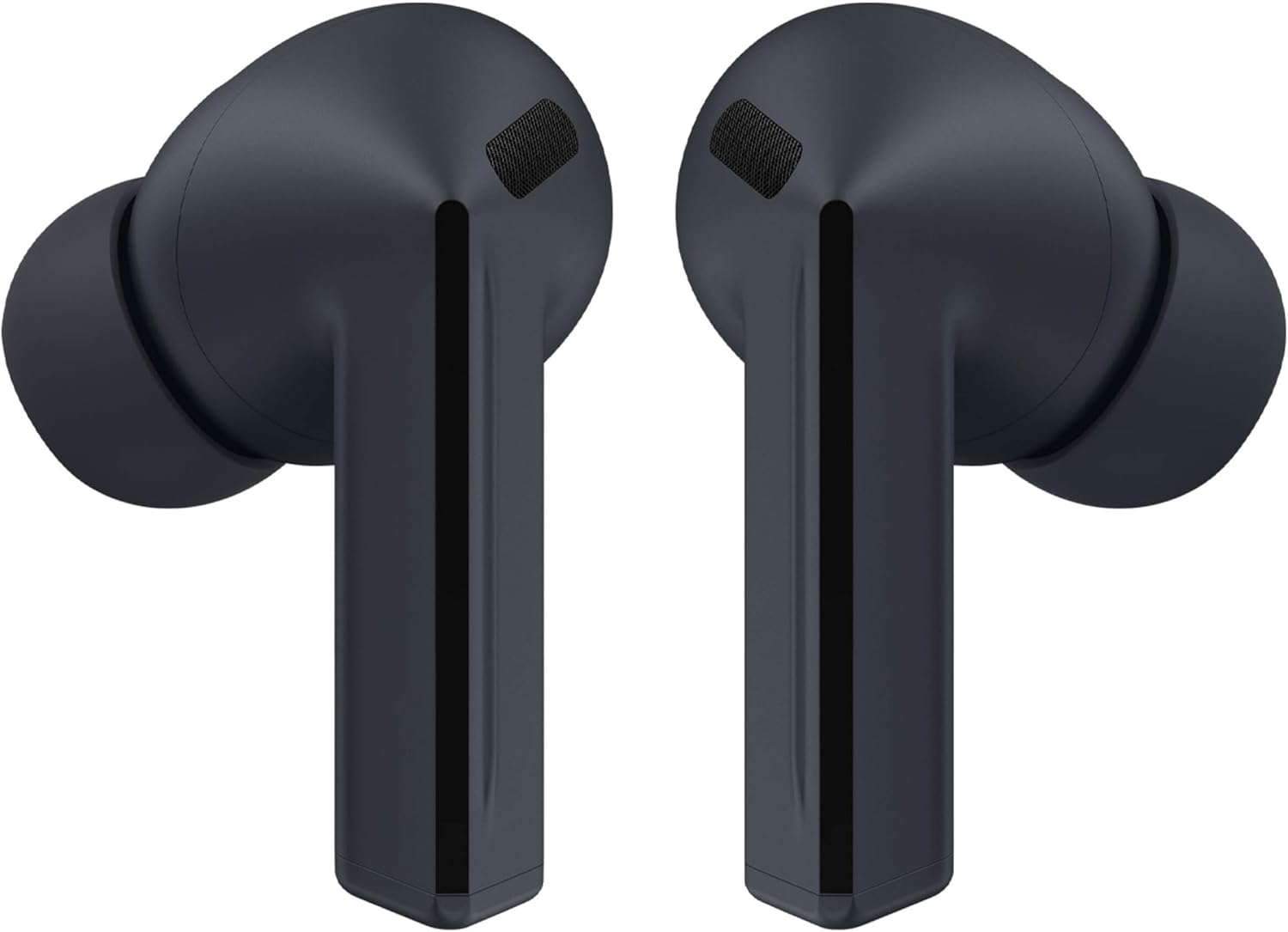 Front. Samsung - Samsung - Galaxy Buds3 FE Wireless Earbud Headphones - Black (International Version) - Black.