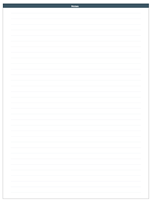 Alt View 4. House of Doolittle - 2026 8.5" x 11" Calendar Year Monthly Planner, Faux Leather Cover - Black.