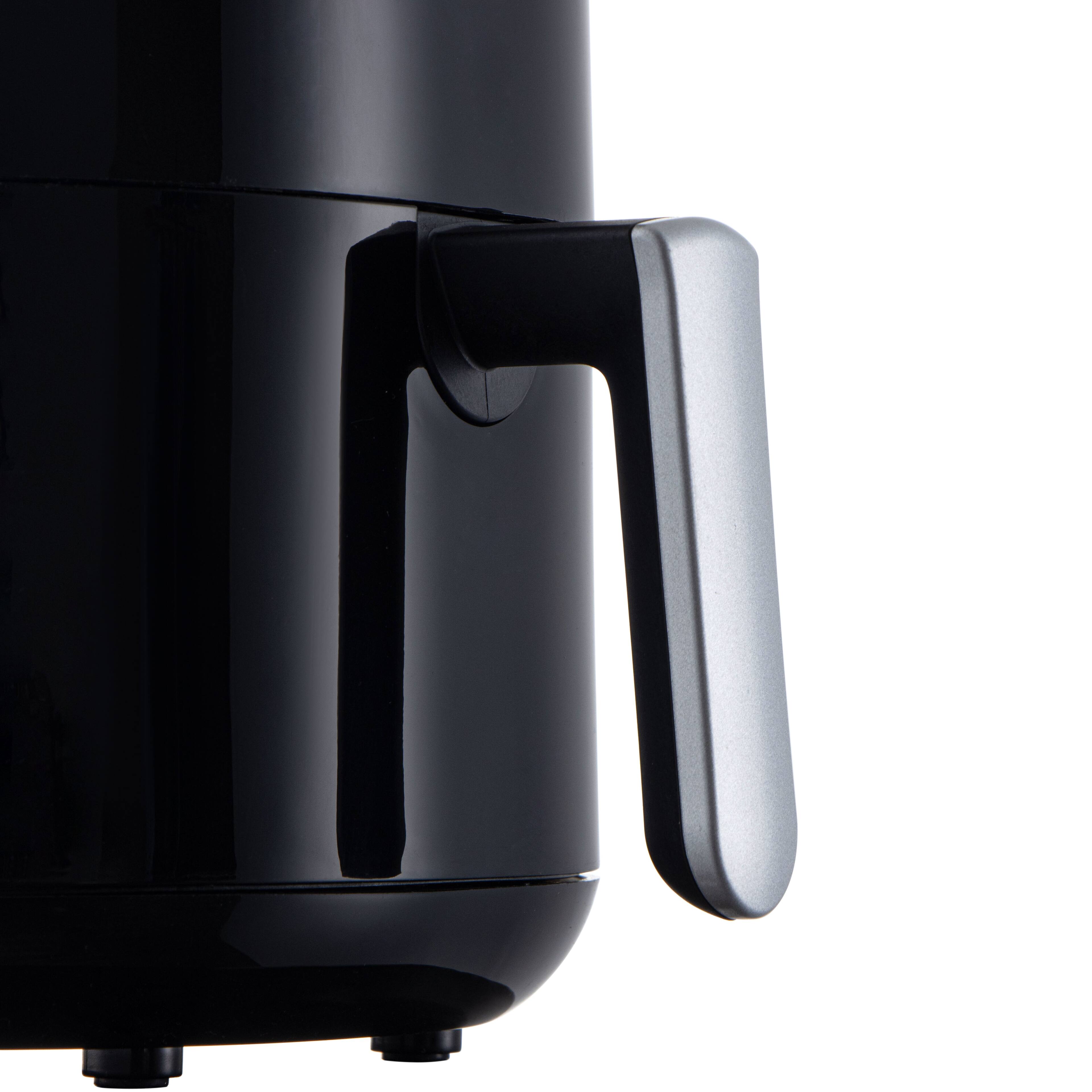 Alt View 2. Uber Appliance - Uber Appliance Mini Air Fryer - 2 Quart Capacity, PFOA/PTFE Free, Easy Clean Ceramic Design - Black.