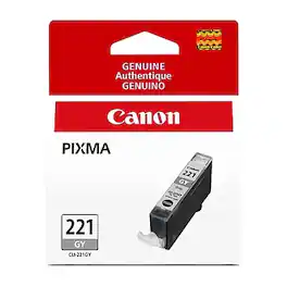 Canon - 221 Standard Yield Ink Cartridge (2950B001) - Gray