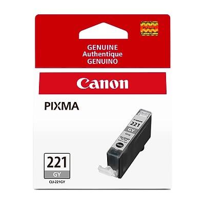 Canon - 221 Standard Yield Ink Cartridge (2950B001) - Gray