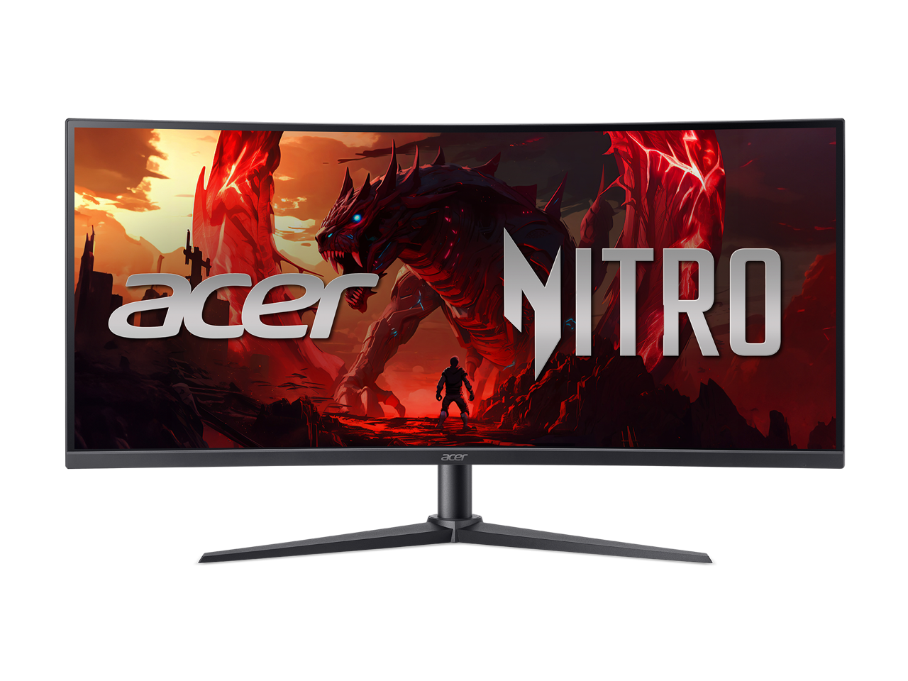 Acer - Nitro 34" QHD 2K 1440P 240Hz with AMD FreeSync Premium (AMD Adaptive Sync) Gaming Monitor XZ340CUR W0BMIIPHX