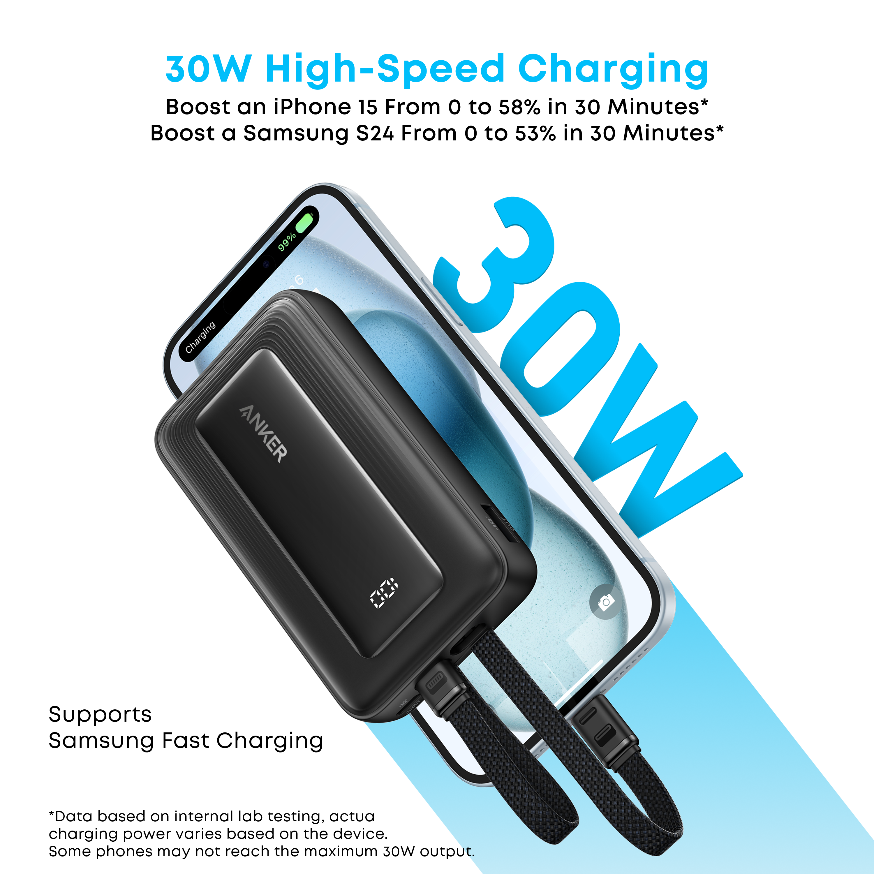 Anker Power Bank(iPhone,iPad,iPod用) Anker Nano Power Bank with Built-in Lightning Connector