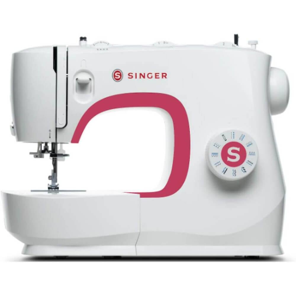 Front. Singer - Singer MX231  Sewing Machine - White.