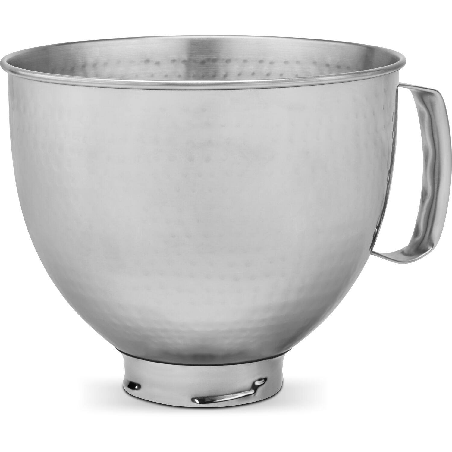 Alt View 1. KitchenAid - 5-Quart Tilt-Head Hammered Stainless Steel Bowl - Hammered.