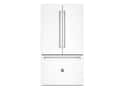 36" Bertazzoni Refrigerator - 26.2 Cu. Ft. - Counter-Depth - French Door - Bottom Freezer - Bianco Matt - White