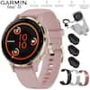 GARMIN Venu 3S
- BRIGHT 1.2" AMOLED TOUCHSCREEN DISPLAY
- UP TO 10 DAYS OF BATTERY LIFE IN SMARTWATCH MODE
- DETAILED HEALTH AND WELLNESS INSIGHTS
- ADVANCED FITNESS FEATURES
- WORKS WITH THE GARMIN CONNECT APP ON IPHONE AND ANDROID SMARTPHONES