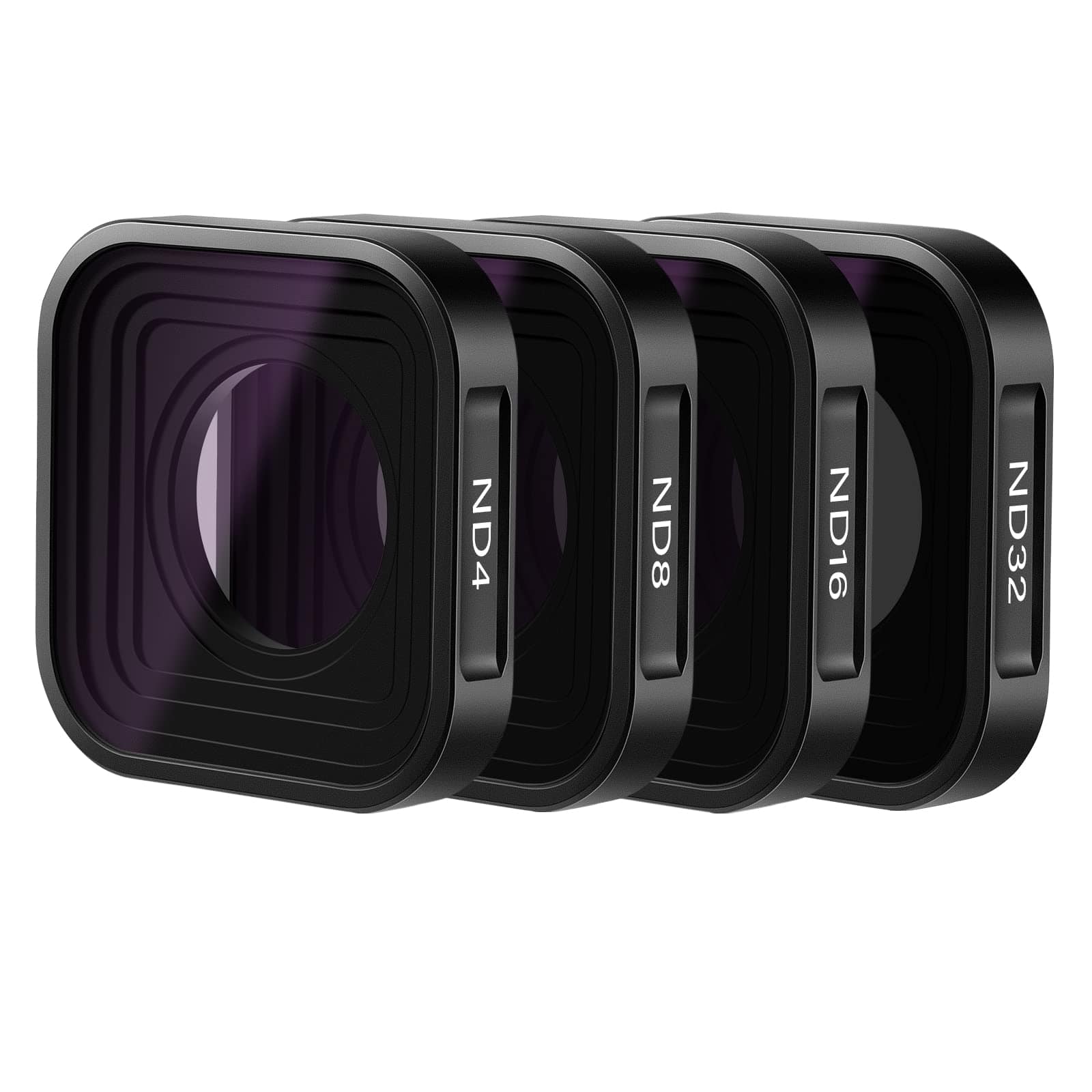 Neewer - GoPro Hero 13/12/11/10/9 ND Filter Set, ND4-32, 4 Filters, Optical Glass, Slim Frame