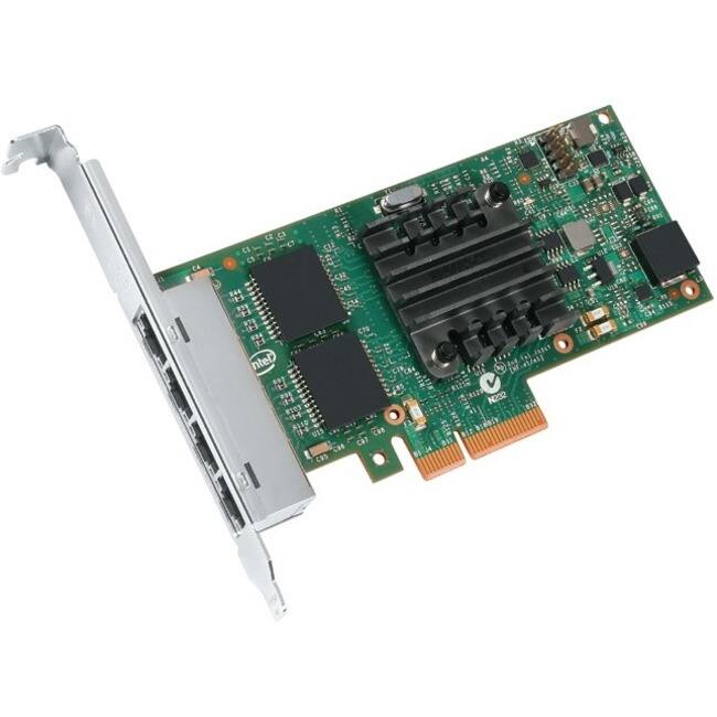 Intel - Intel® Ethernet Server Adapter I350-T4V2 - Dual and quad-port gigabit Ethernet server adapters designed with - Black