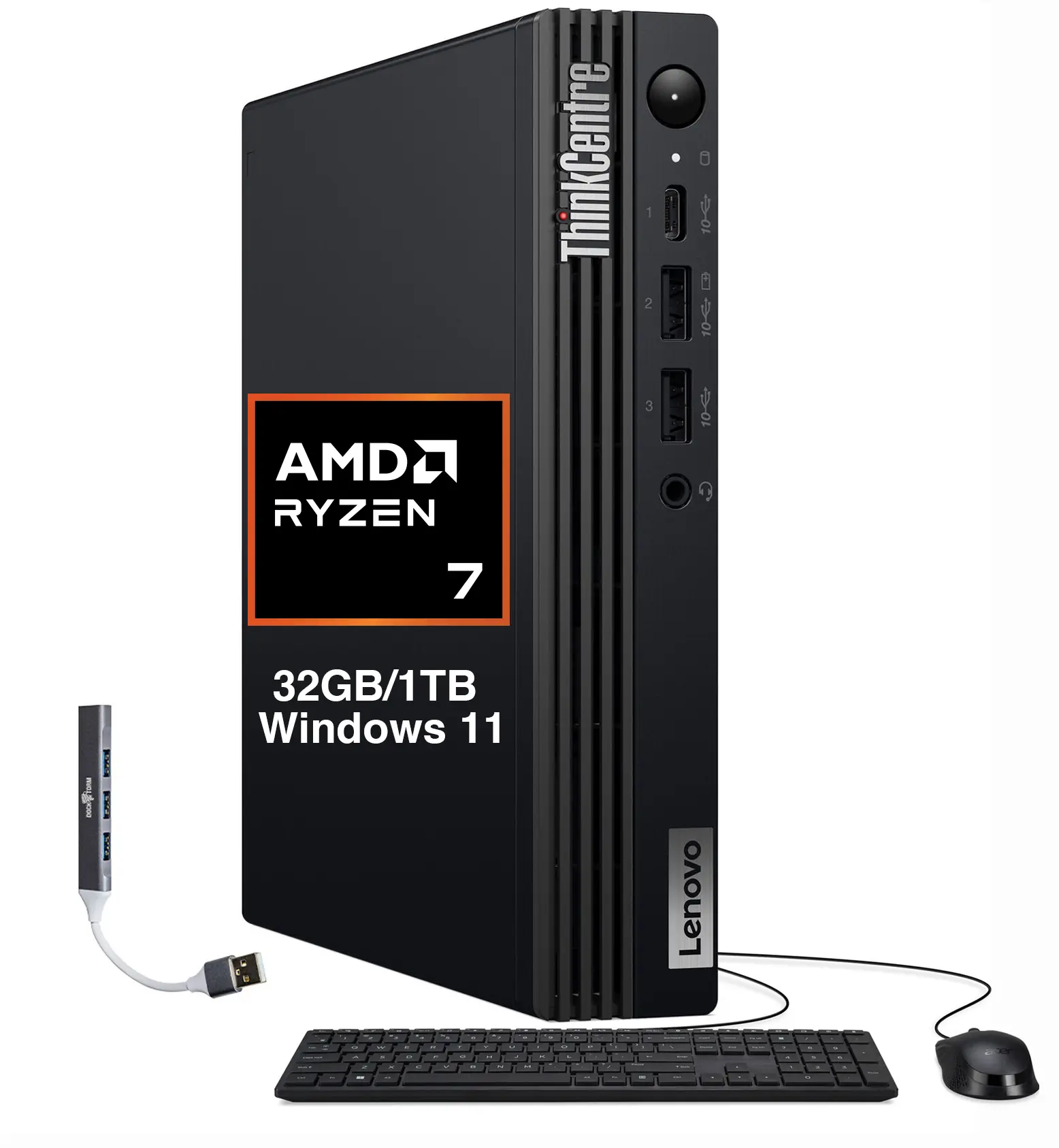 ThinkCentre 2 10- 10- AMD RYZEN 3 10 5 7 1 ELN 32GB/1TB Windows 11 Lenovo