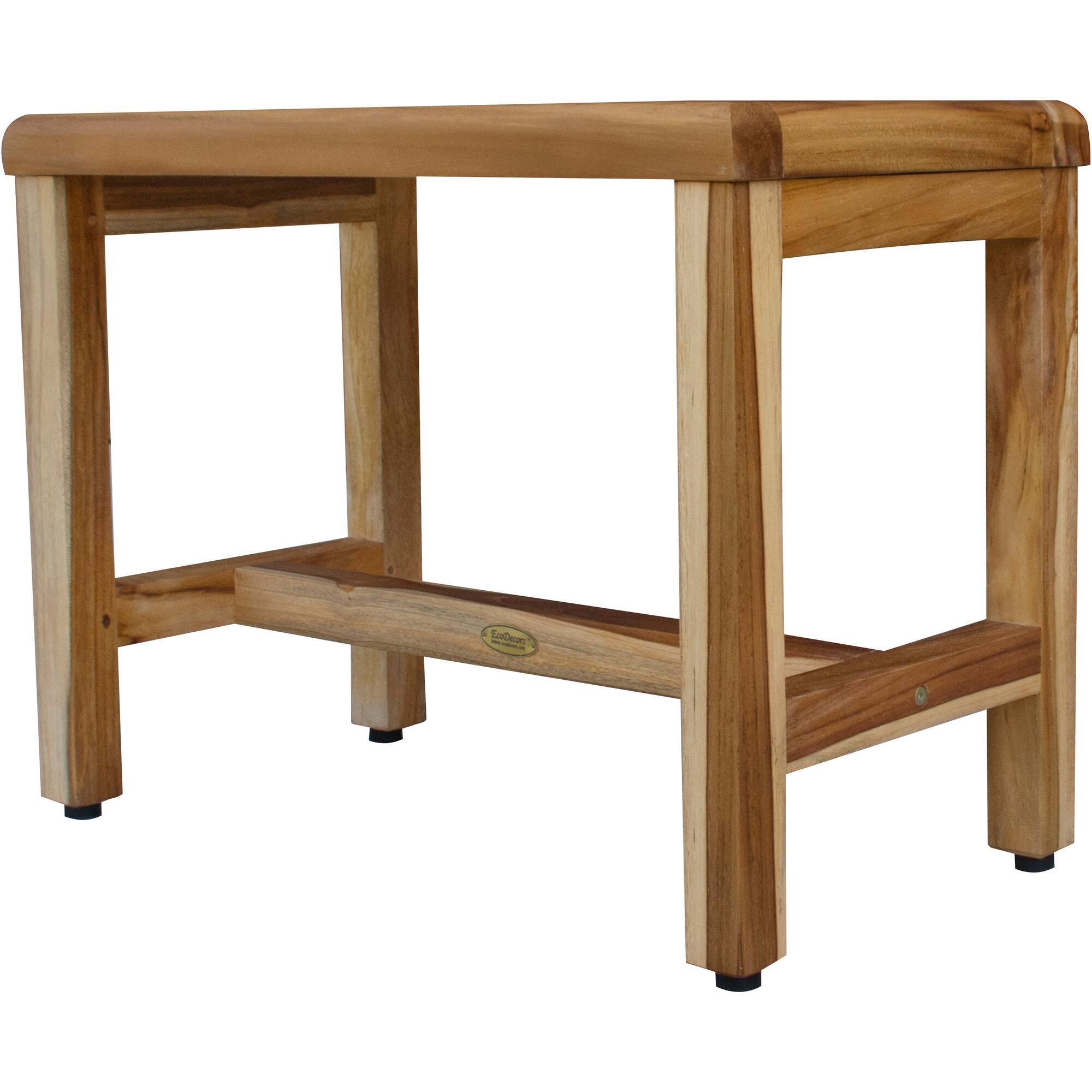 Left. EcoDecors - EcoDecors EarthyTeak Classic 24" Teak Shower Bench - EarthyTeak.