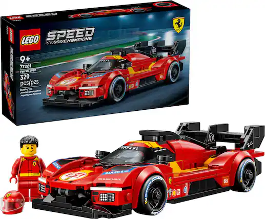 LEGO SPEED CHAMPIONS
9+
77261
Ferrari 499P
329 pcs/pzs
Building Toy
Jouet de construction
Construir
Juguete para Construir