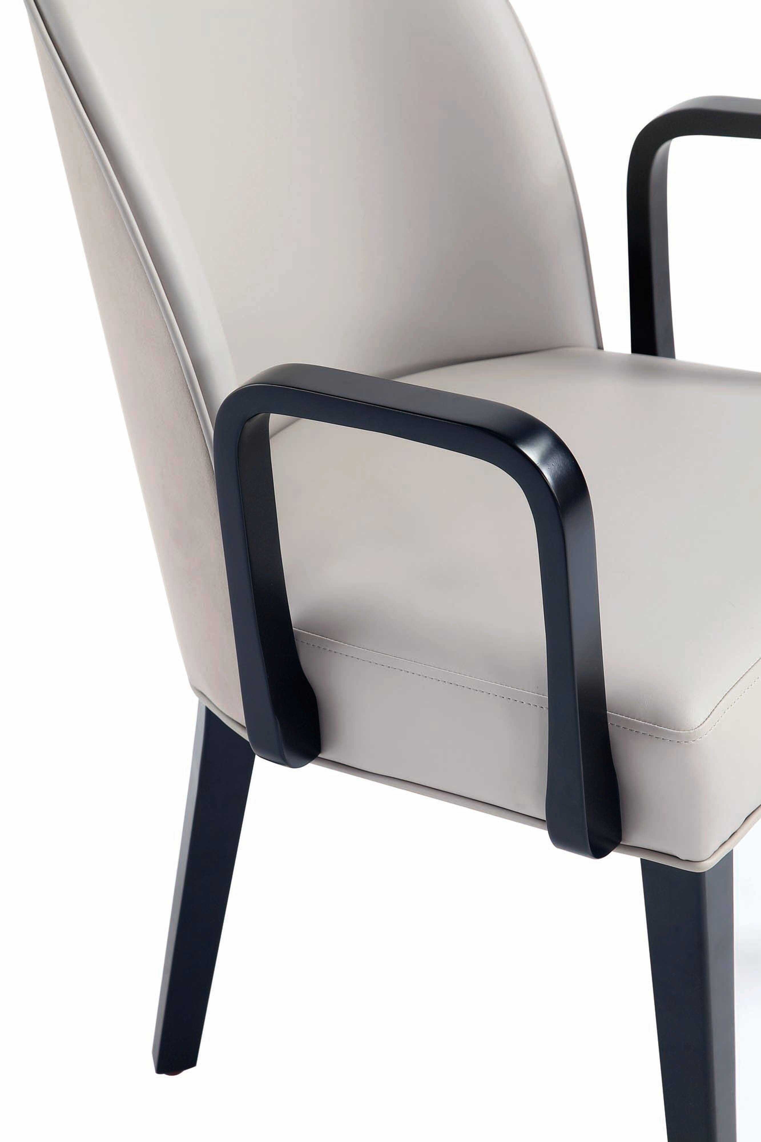 Manhattan Comfort Hillman Modern Wood Upholstered Dining Chair with ...